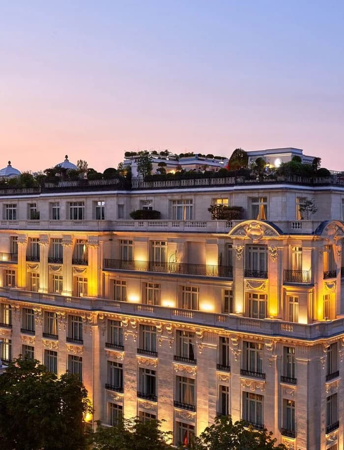 Suite at Hotel Raphael, a renovated luxury hotel near the Arc de Triomphe in Paris